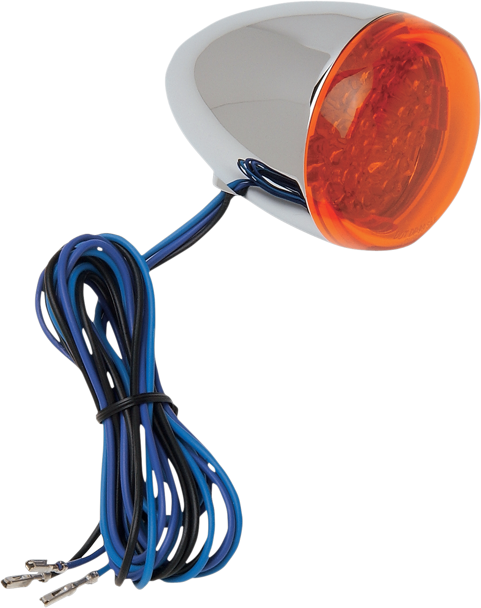 CHRIS PRODUCTS LED Turn Signal - Chrome/Amber 2020-0159