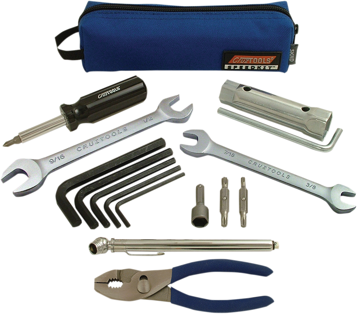 CRUZTOOLS Tool Kit - Ultra-Compact / Zipper Pouch / Harley Davidson 3812-0040