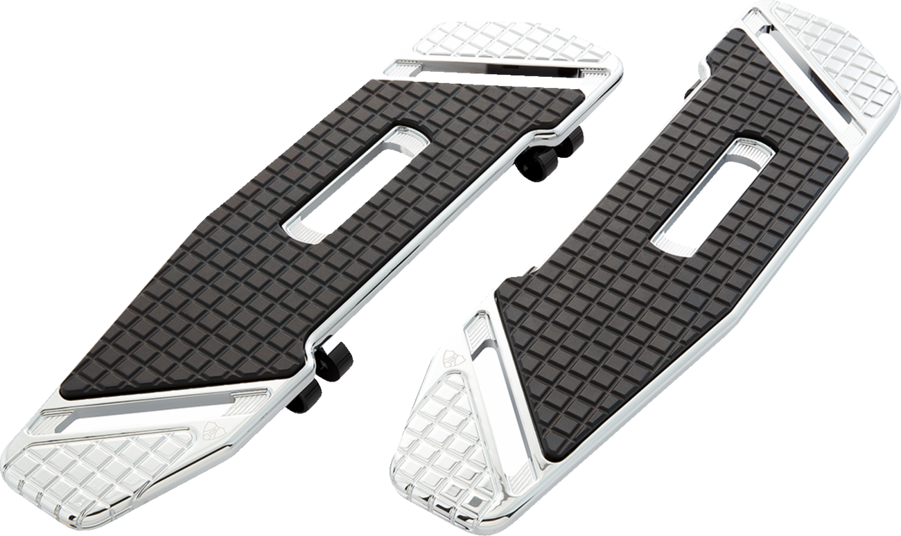 ARLEN NESS SpeedLiner Floorboards - Driver / Chrome 1621-1123