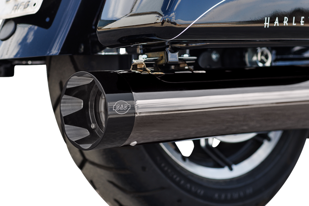 2-into-1 Sidewinder® Exhaust System - Lava Chrome - 50-State - M8