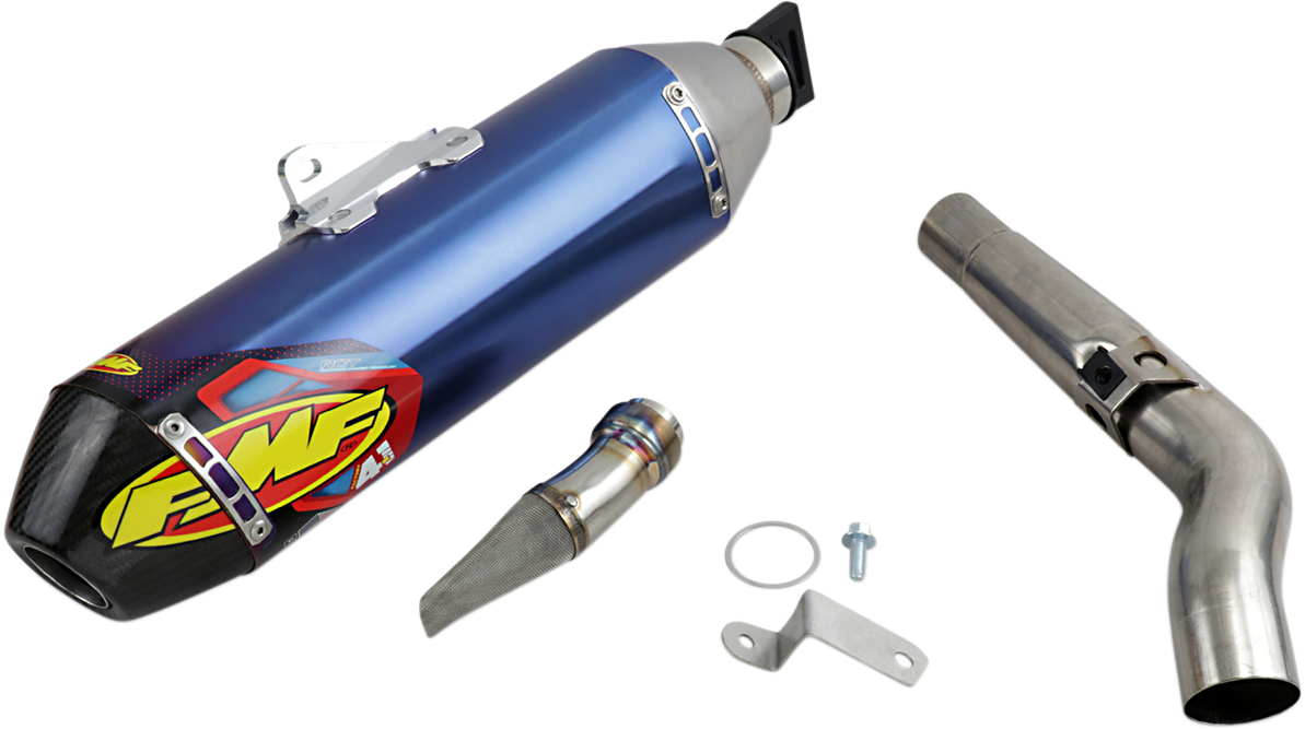 FMF Racing Kawasaki KX450F / KX450X 2024-2026 Factory 4.1 RCT Stainless SL (Slip-On) w/ Carbon End Cap 042403