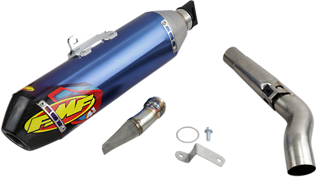 FMF Racing Kawasaki KX450F / KX450X 2024-2026 Factory 4.1 RCT Stainless SL (Slip-On) w/ Carbon End Cap 042403