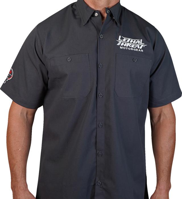 LETHAL THREAT Fabrication Monster Shop Shirt