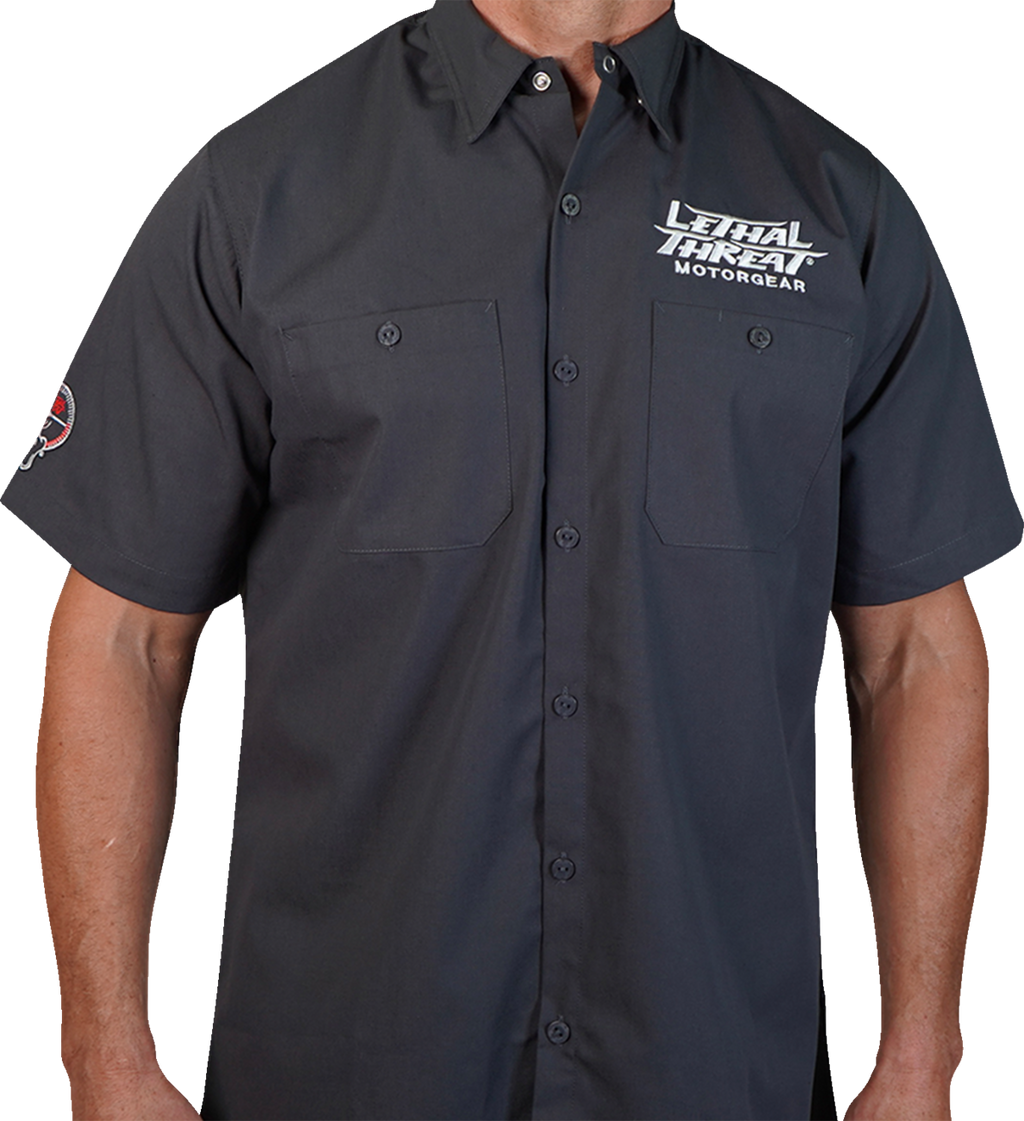 LETHAL THREAT Fabrication Monster Shop Shirt