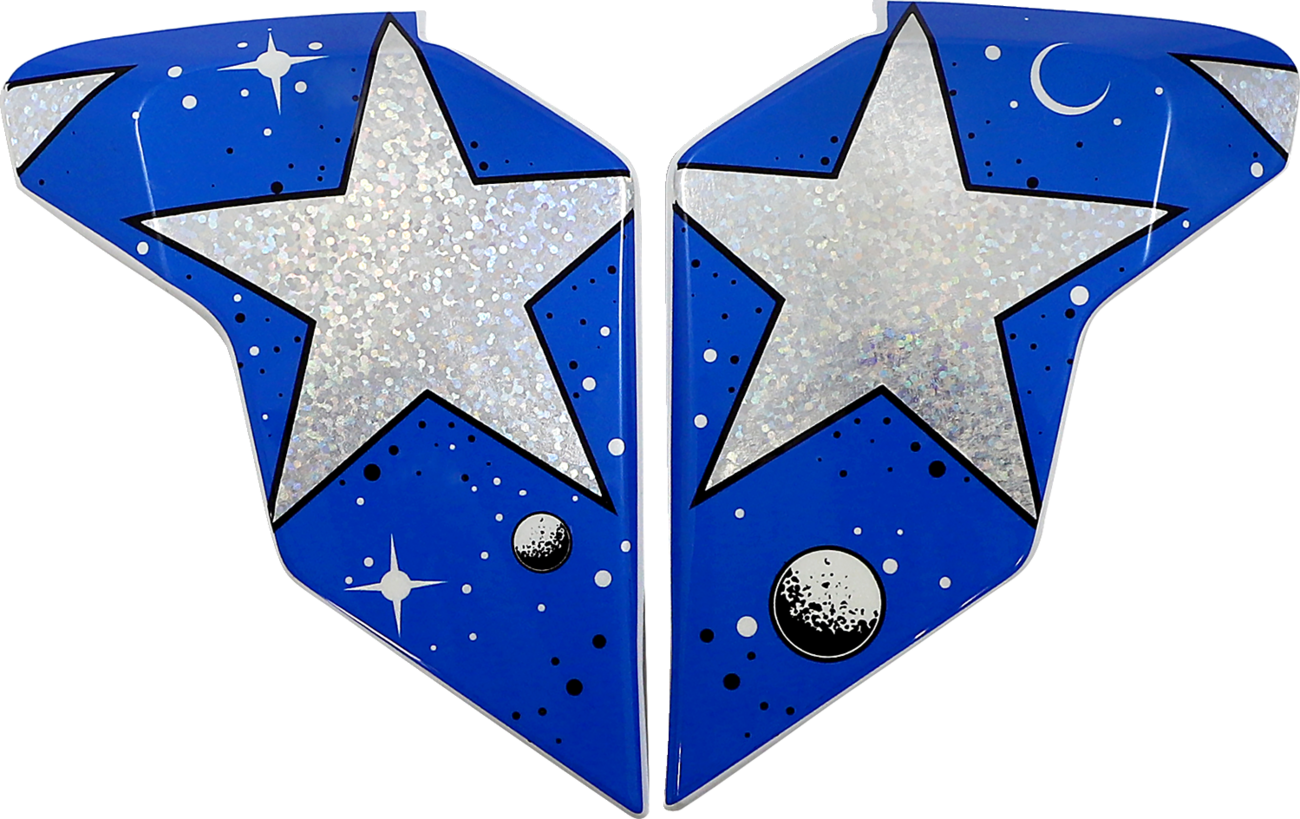 ICON Airflite™ Helmet Side Plates — SF - Airflite™ Side Plates / SF / Glory 0133-1357