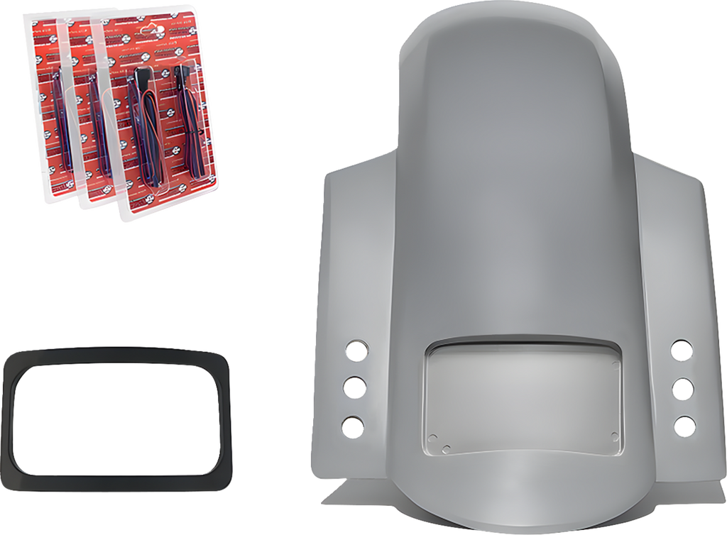 PAUL YAFFE BAGGER NATION Short Sport Rear Fender with Thunder Pods