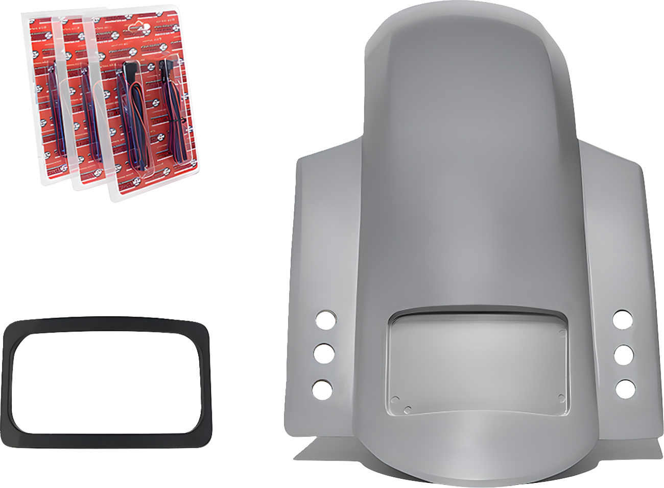 PAUL YAFFE BAGGER NATION Short Sport Rear Fender with Thunder Pods