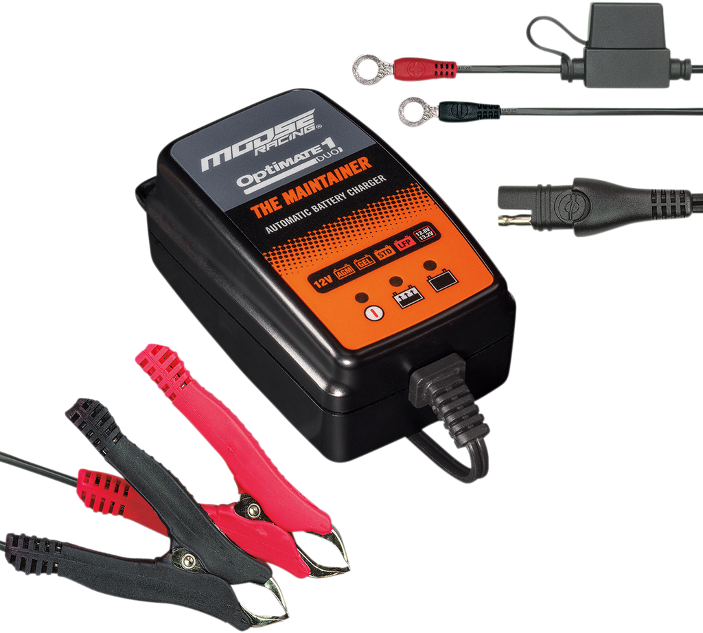 MOOSE OFFROAD Optimate 1 DUO Battery Charger/Maintainer - 3807-0502