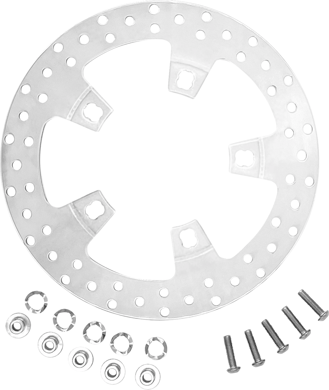 COASTAL MOTO Brake Rotor - 320 mm / Front / Polished / '24 FLHX/FLTR 1710-4728
