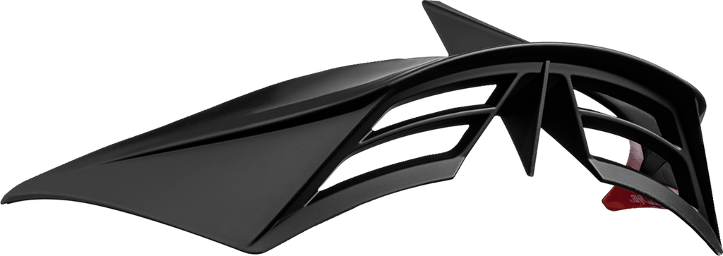 ICON Domain™ Helmet OTT Rear Spoiler — Grand Maw - Domain™ OTT Rear Spoiler / Grand Maw / Gray 0133-1545