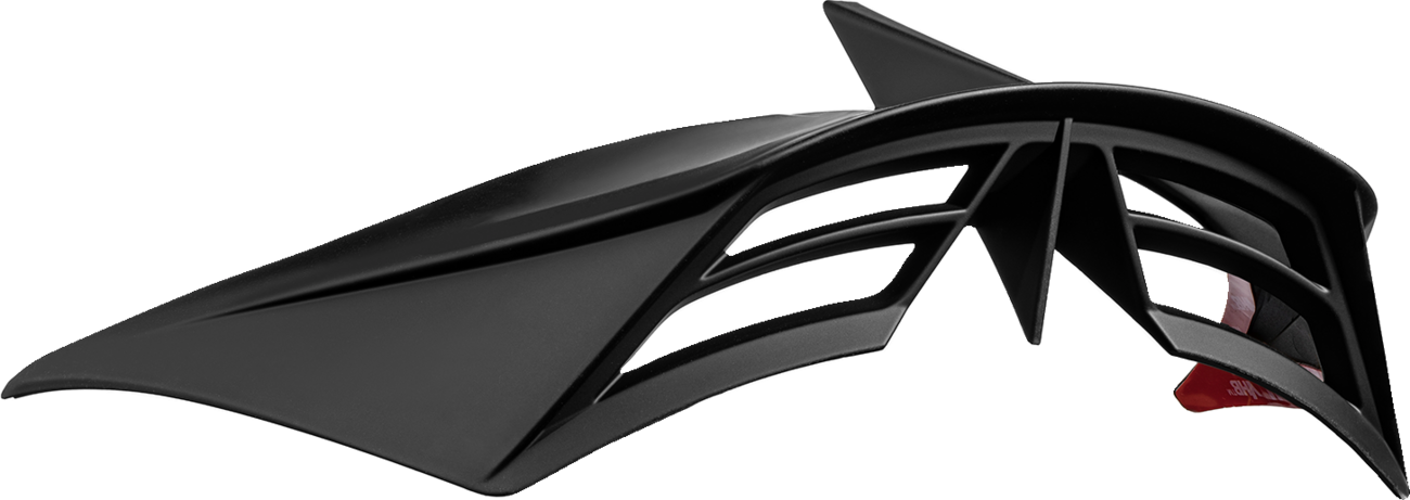 ICON Domain™ Helmet OTT Rear Spoiler — Grand Maw - Domain™ OTT Rear Spoiler / Grand Maw / Gray 0133-1545