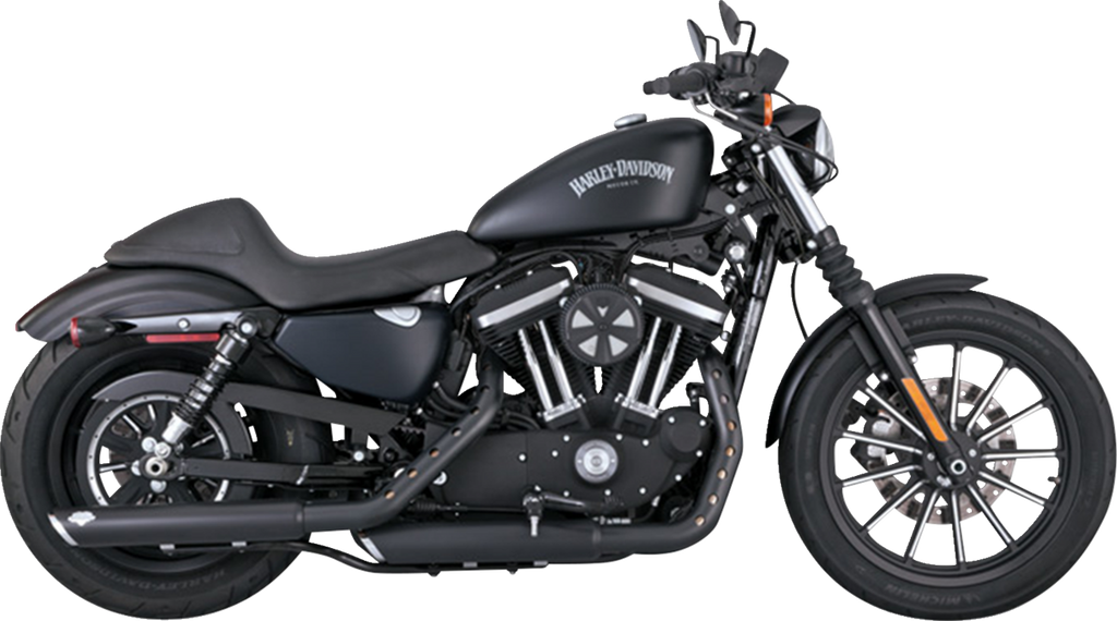 3" Twin Slash Slip-On Mufflers - Black