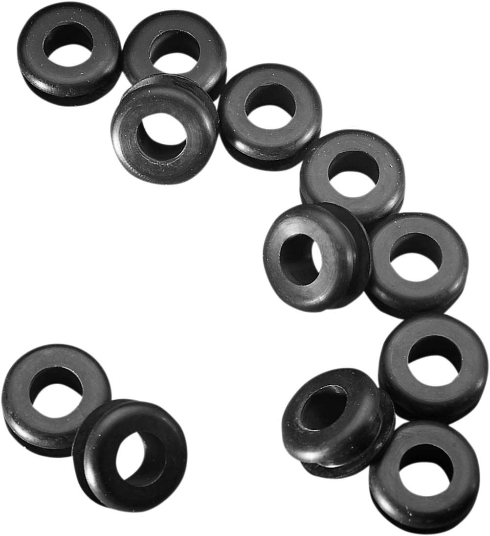 JAMES GASKET Fuel Tank Mounting Grommets - Mounting Grommets / Rubber / 12-Pack DS-391241