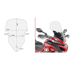 GIVI D7406ST Specific Screen for Ducati Multistrada 1200, Ducati Multistrada 1260, and Ducati Multistrada 950