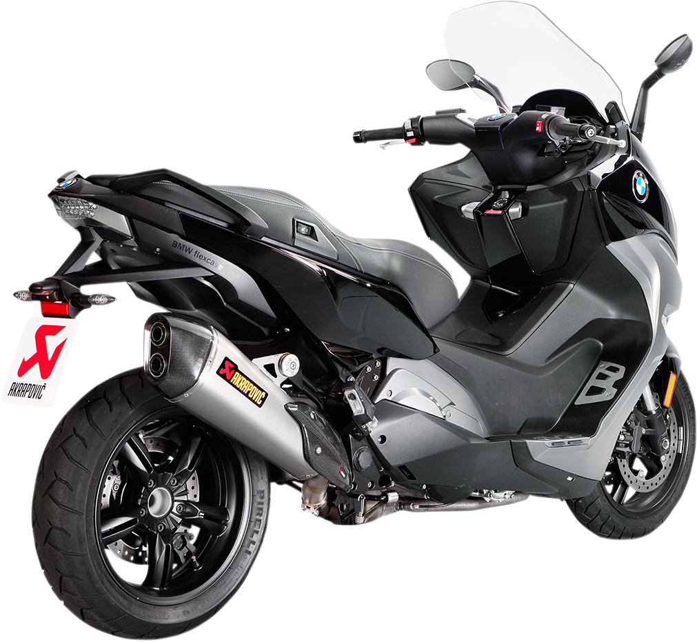 AKRAPOVIC Titanium Slip-On Line Scooter Muffler