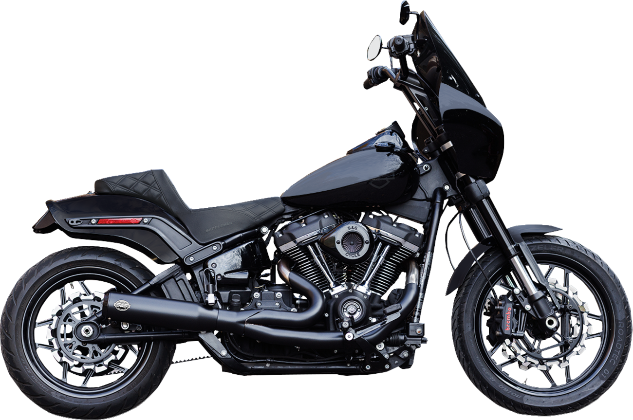 2-into-1 Qualifier Exhaust System - Race Only - Guardian Black