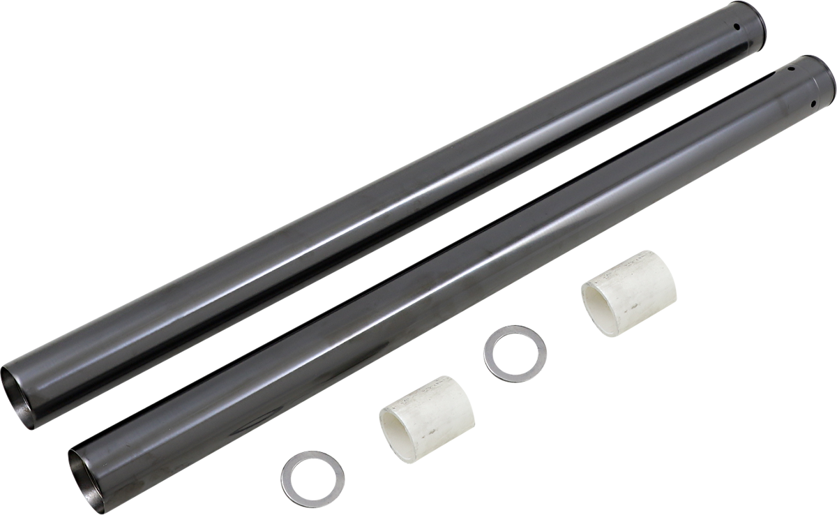 CUSTOM CYCLE ENGINEERING Fork Tubes - 49 mm / 27.50" / Black 0404-0553