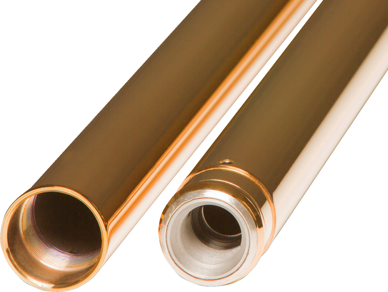 CUSTOM CYCLE ENGINEERING Fork Tubes - 39 mm / 26.25" / Gold 0404-0335