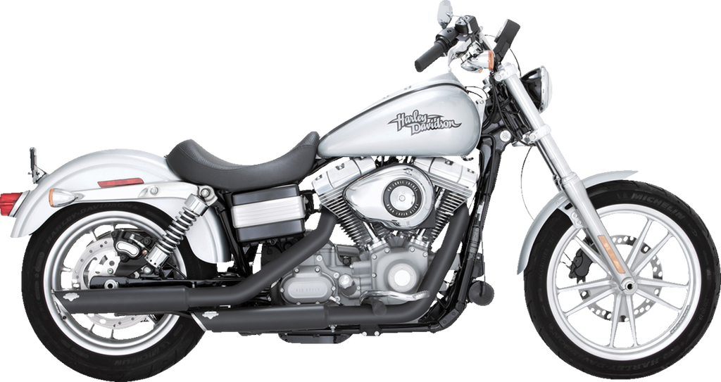 3" Twin Slash Slip-On Muffler - Black