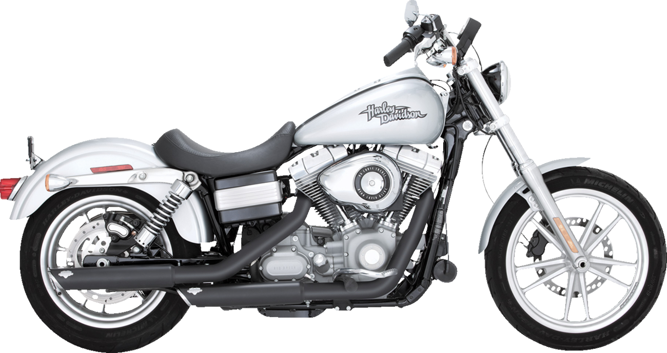 3" Twin Slash Slip-On Muffler - Black