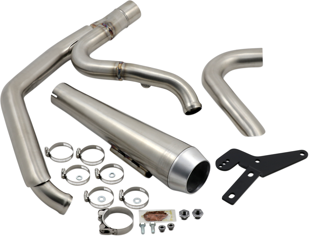 2-into-1 Road Rage Exhaust System - Stainless