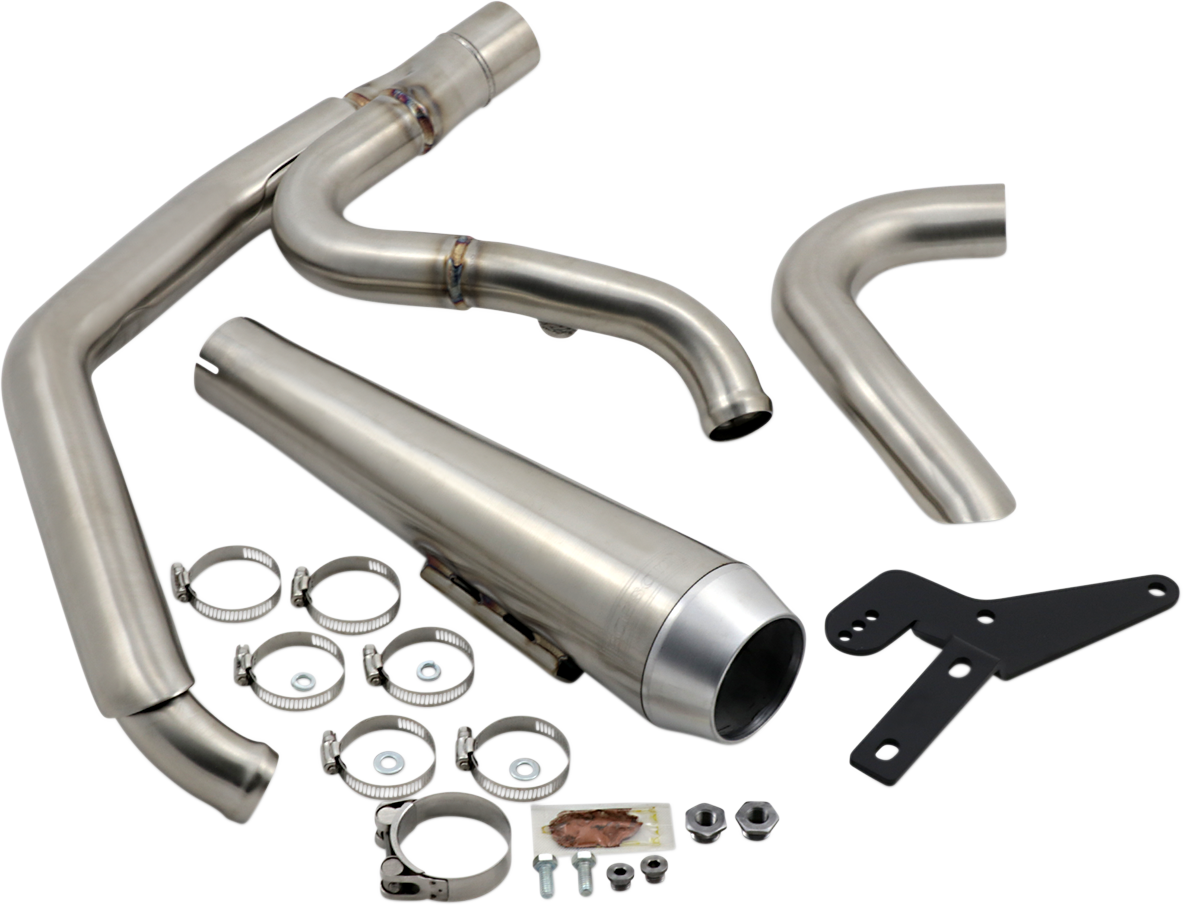 2-into-1 Road Rage Exhaust System - Stainless