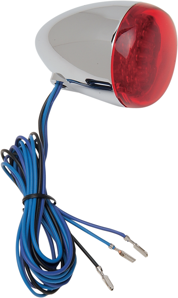 CHRIS PRODUCTS LED Turn Signal - Chrome/Red 2020-0160