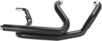 Cobra Powerport Dual Headpipes with Dual Bungs - Black 6253DBRB1