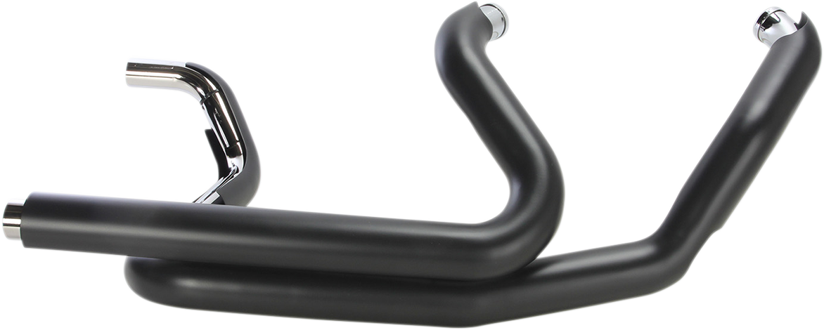 Cobra Powerport Dual Headpipes with Dual Bungs - Black 6253DBRB1