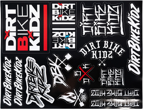 DBK SLAP PACK STICKER SHEET 8.5"X11" - AC-SLAPPACK-SS-DECAL