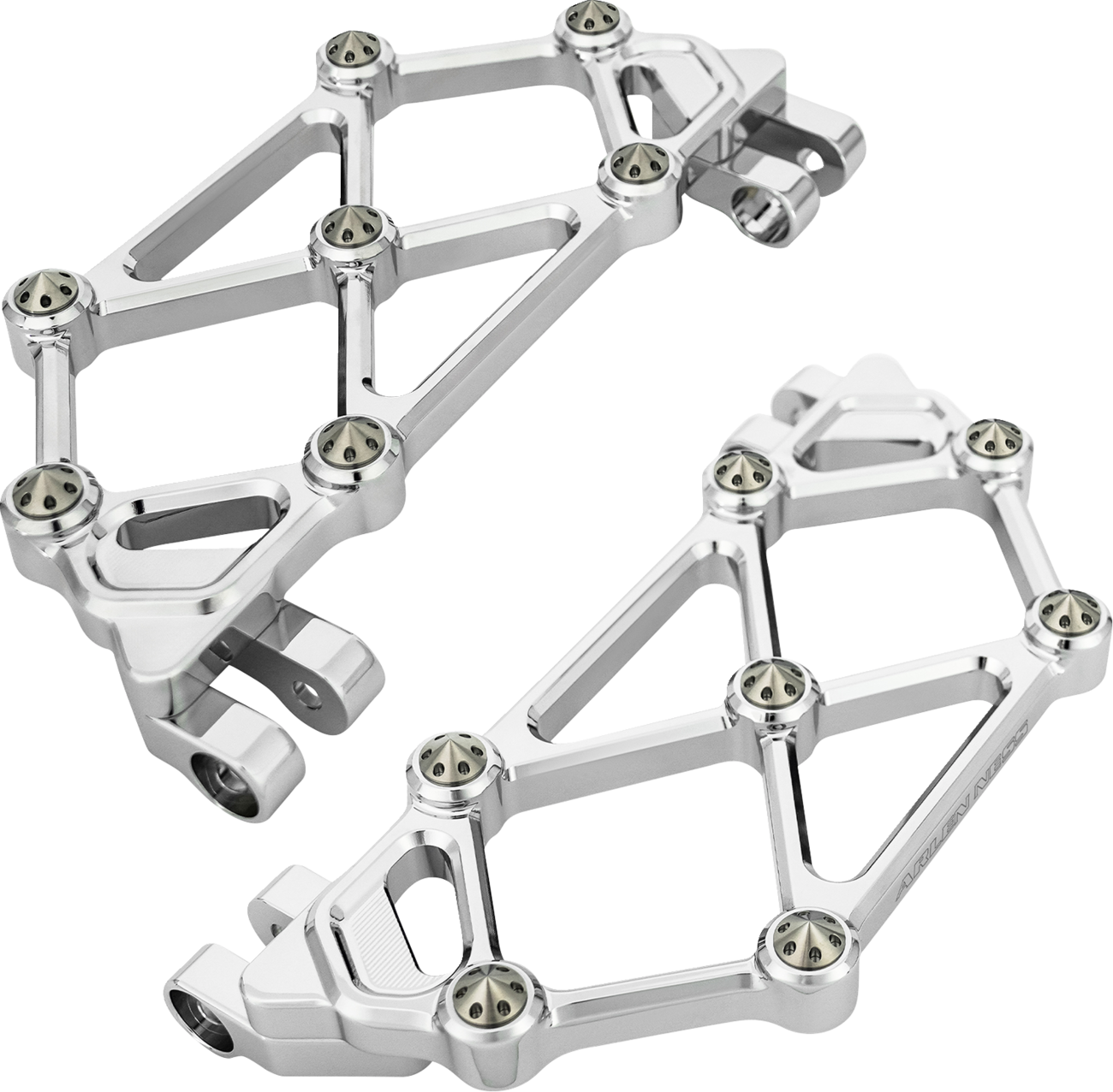 ARLEN NESS Mini Diamond Floorboards - Driver / Chrome / FL 1621-1209