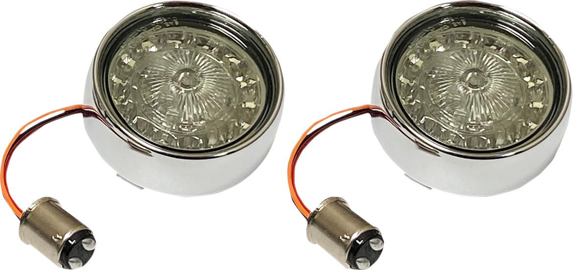 CUSTOM DYNAMICS Turn Signal Insert - Red/Smoke 2020-1982
