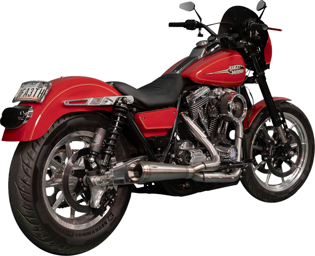 TRASK Assault 2:1 Exhaust System - Assault 2:1 Exhaust / Full Stainless / '84-'00 FXR 1800-2210