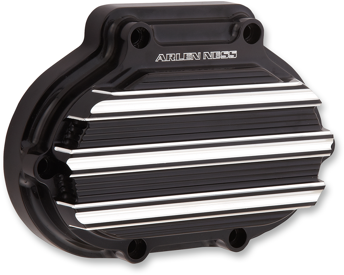ARLEN NESS 10-Gauge Transmission Side Cover - Black/Machined / Harley-Davidson 1105-0108