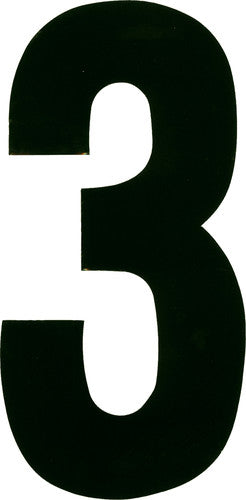 DIRT DIGITS Extreme Digit Stick-on Numbers - XT43W-3