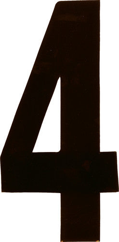 DIRT DIGITS Extreme Digit Stick-on Numbers - XT43W-4