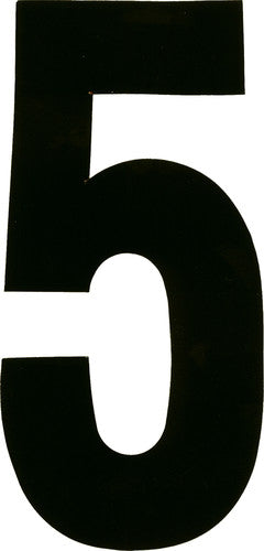 DIRT DIGITS Extreme Digit Stick-on Numbers - XT43W-5