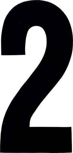 DIRT DIGITS Extreme Digit Stick-on Numbers - XT63B-2