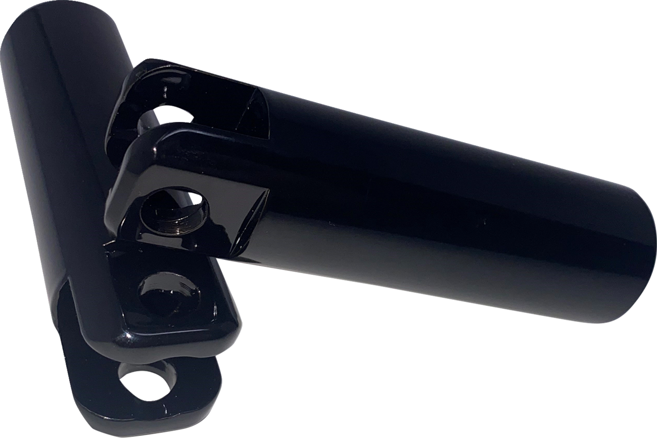 DK CUSTOM PRODUCTS Passenger Foot Peg Support Kit - Black / FL 1620-2429