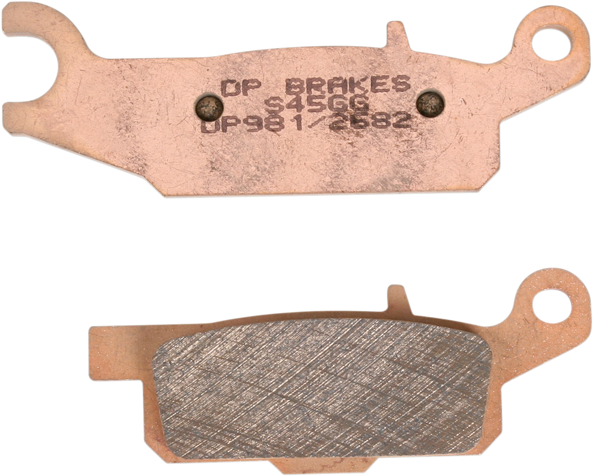 DP BRAKES ATV/UTV Sintered Metal Brake Pads - Standard Brake Pads / Grizzly 1721-0685