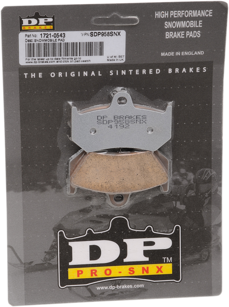 DP BRAKES SDP Pro-SNX HH+ Sintered Brake Pads
