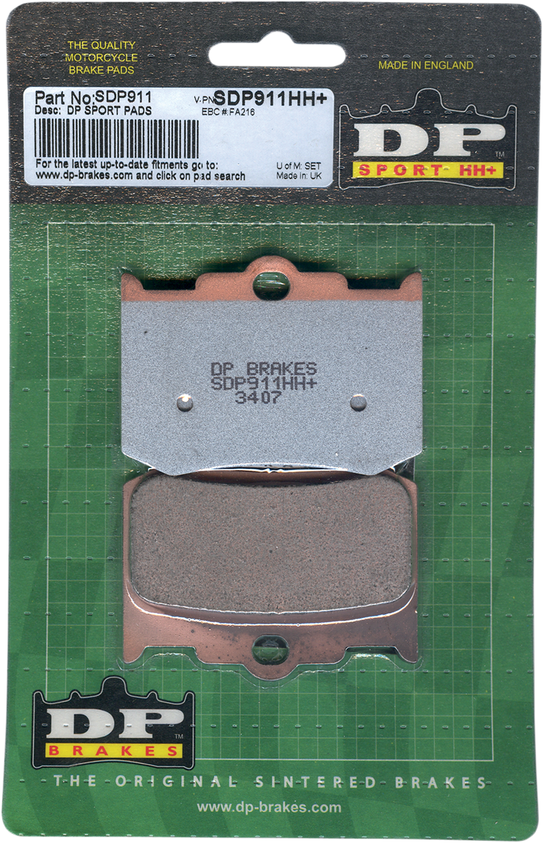 DP BRAKES Sintered Metal Caliper Brake Pads