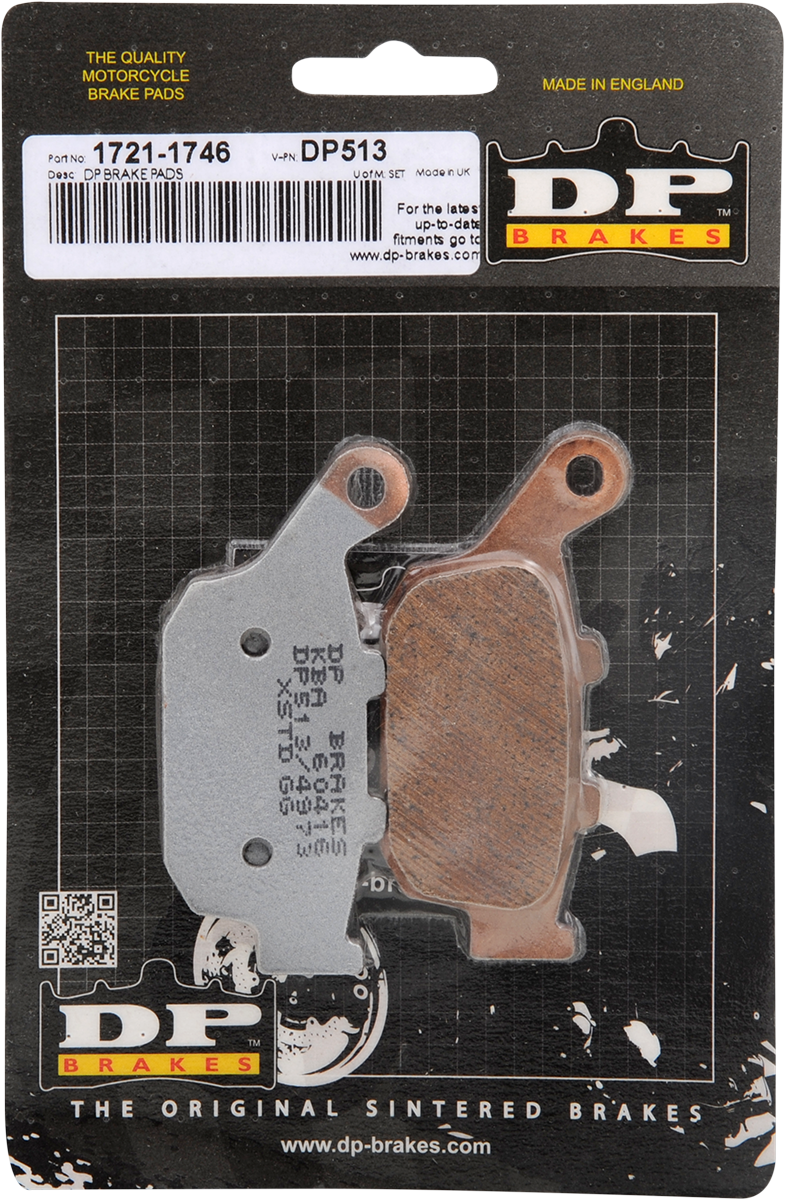 DP BRAKES Standard DP Sintered Brake Pads - Standard Brake Pads / Honda/Suzuki 1721-1746