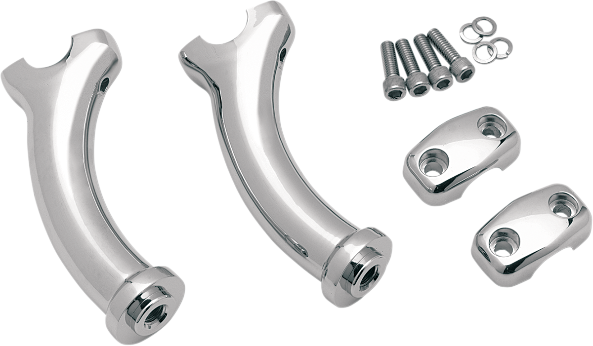 DRAG SPECIALTIES 5-1/2" Deuce Style Handlebar Risers - 2" 1803-3306