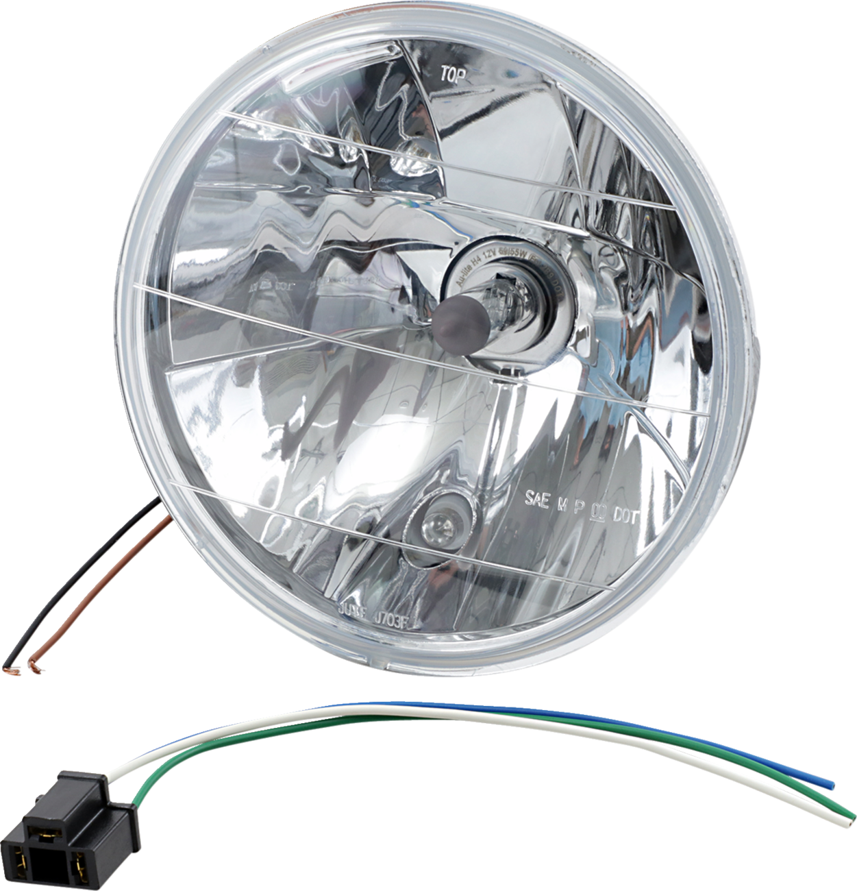 DRAG SPECIALTIES 7" Headlight With Running Light - DS280189