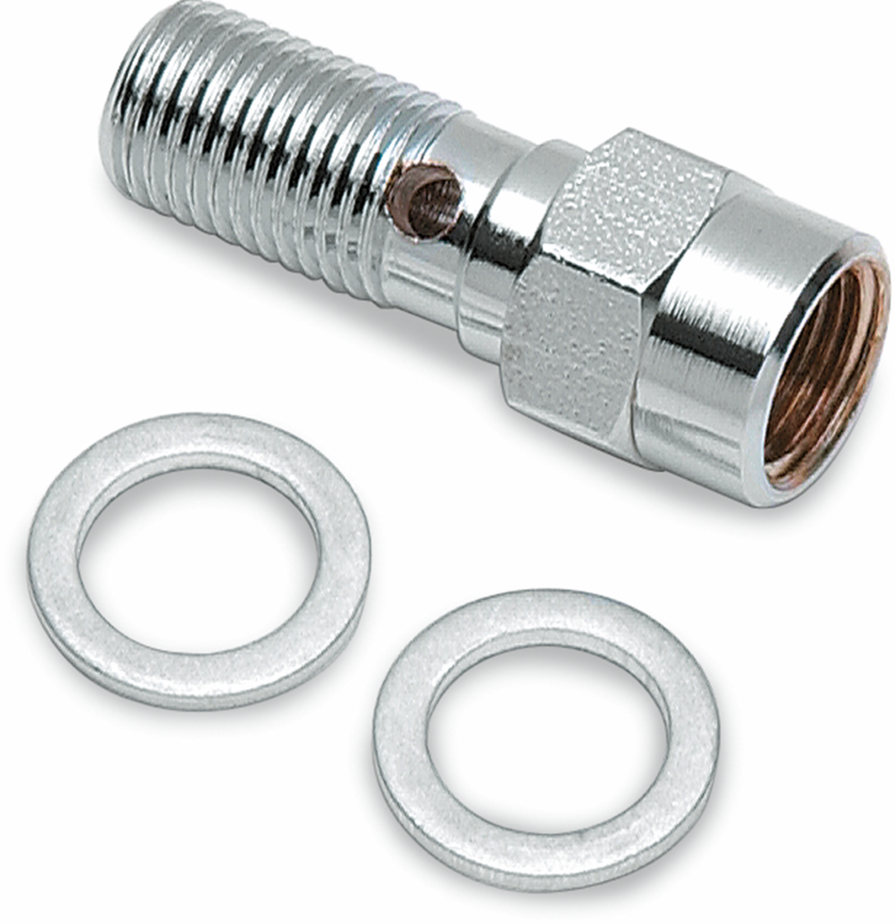 DRAG SPECIALTIES Banjo Bolt with Break Light Switch Mount - Banjo Bolt / 3/8-24 / Adapter 1742-0044