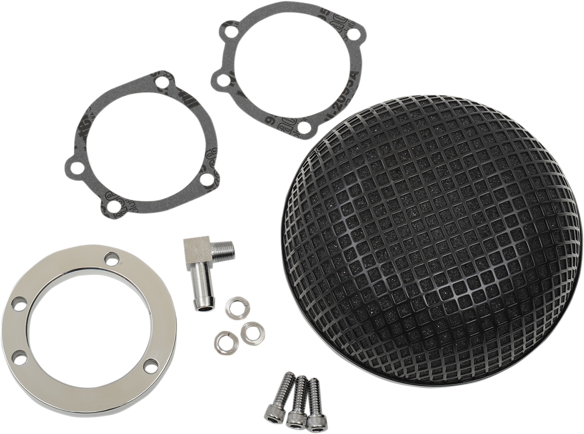 DRAG SPECIALTIES "Bob" Retro-Style Air Cleaner Kit