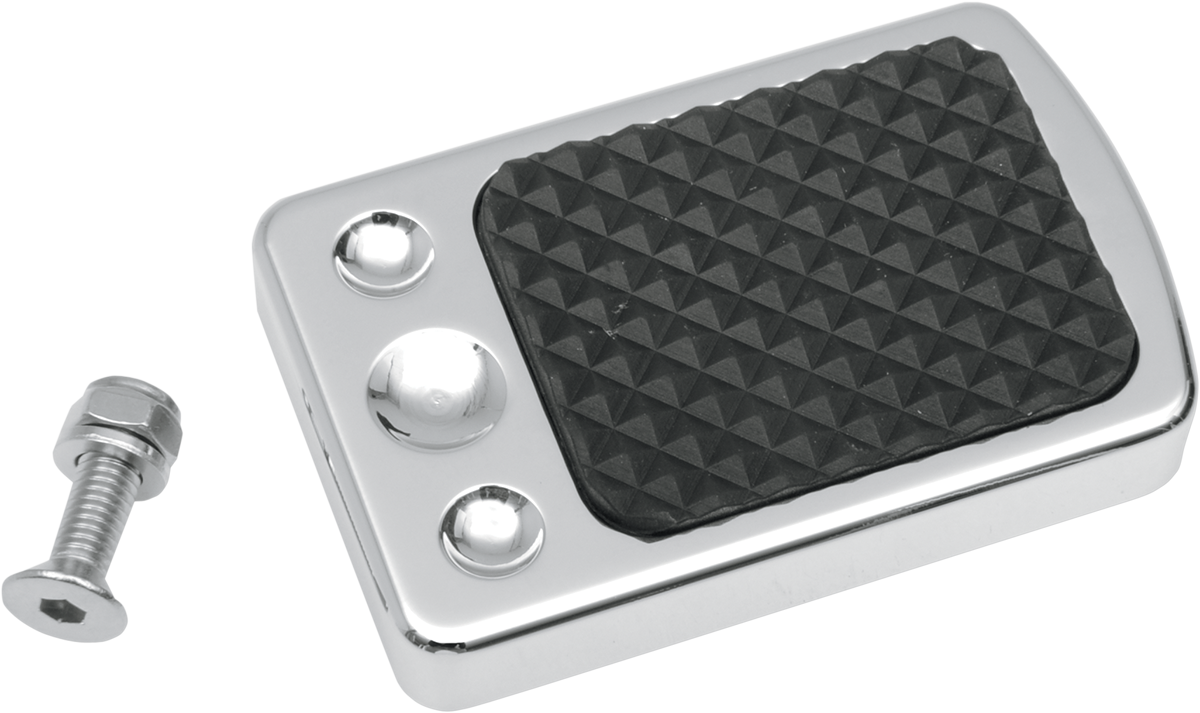 DRAG SPECIALTIES Brake Pedal Cover - Brake Pedal Pad / Chrome / FL 1610-0134