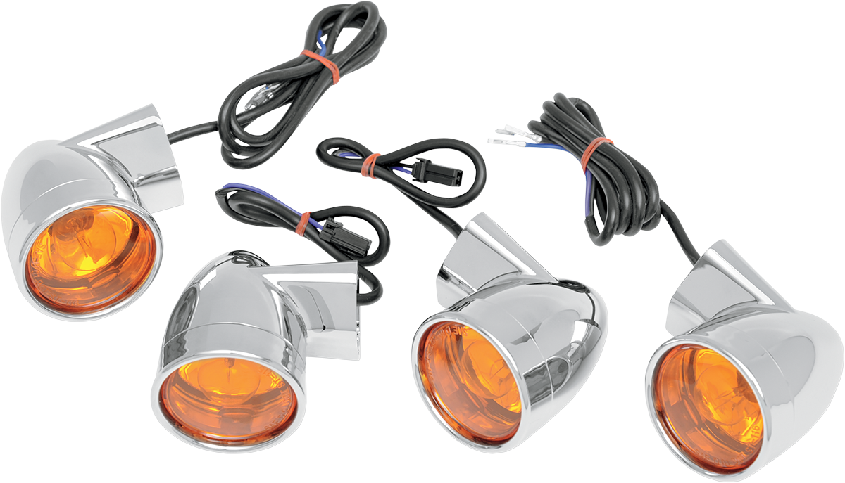DRAG SPECIALTIES Bullet-Style Turn Signal Kit - Bullet Turn Signal Kit 2020-0391