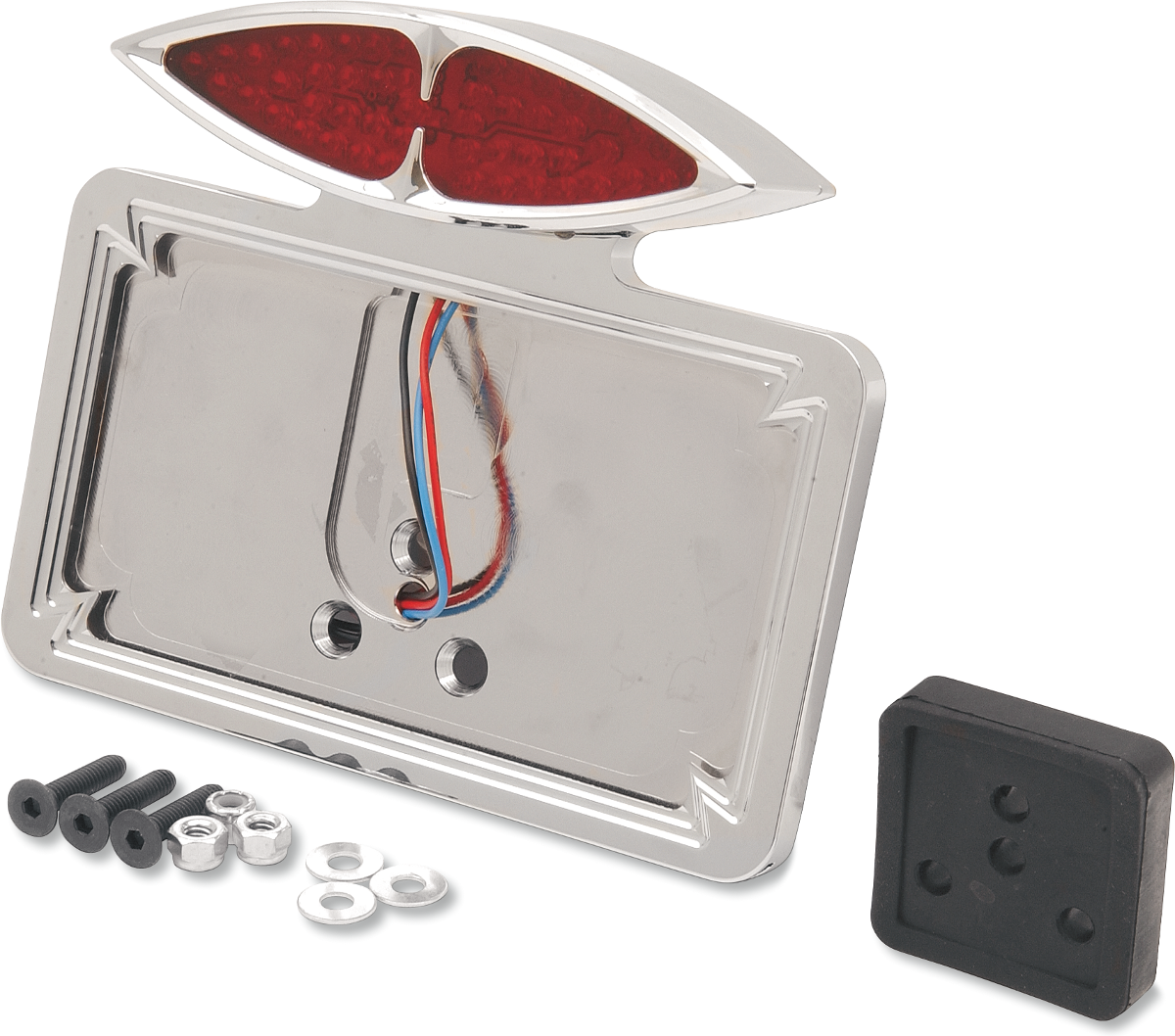 DRAG SPECIALTIES Cateye Taillight and License Plate Mount - Taillight/License Plate Mount / Cateye 2030-0172